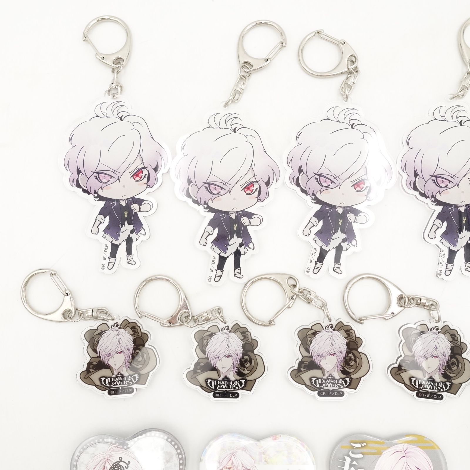 DIABOLIK LOVERS 逆巻スバル アクリルキーホルダー 缶バッジ おまとめ 