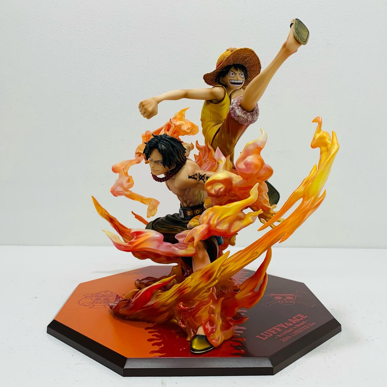 【新品未開封】ルフィ　エース　セット　POP ワンピース　フィギュア　メガハウス 未開封】 P O P ルフィ＆エース 兄弟の絆 20th LIMITED Ver