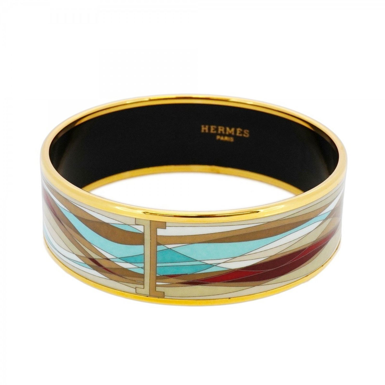 ◇エルメス◇GP/エマイユGM/バングル/ブランド HERMES - 本物 エルメス HERMES エマイユ GM 七宝焼 バングル