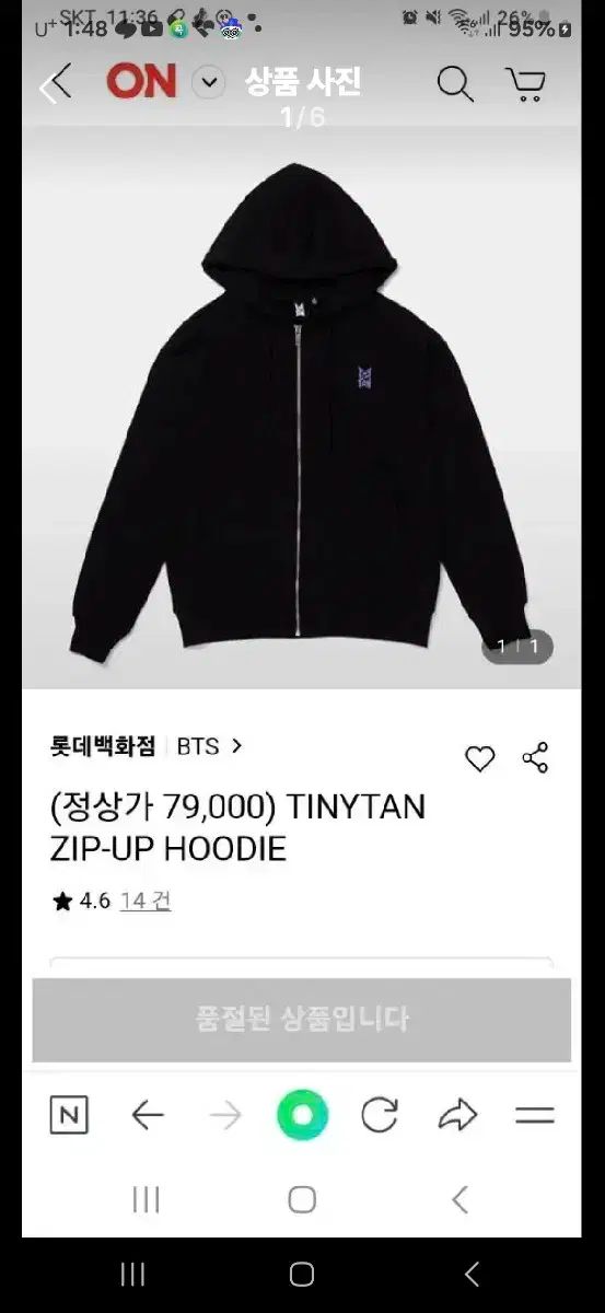 BTS グッズ ジッパーフードジップアップ