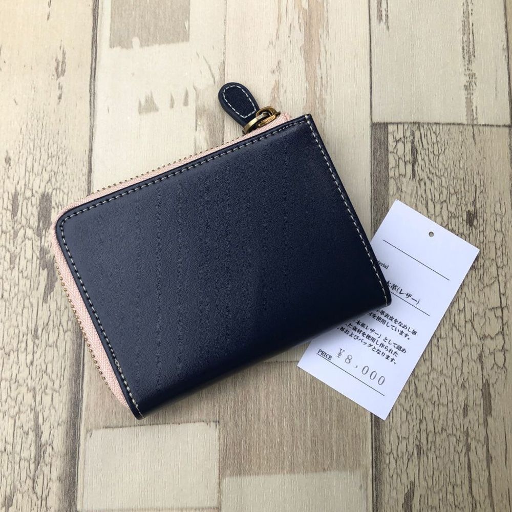 OPEN記念価格 本革 財布 レディース 二つ折り財布 ミニ財布 レザー L字
