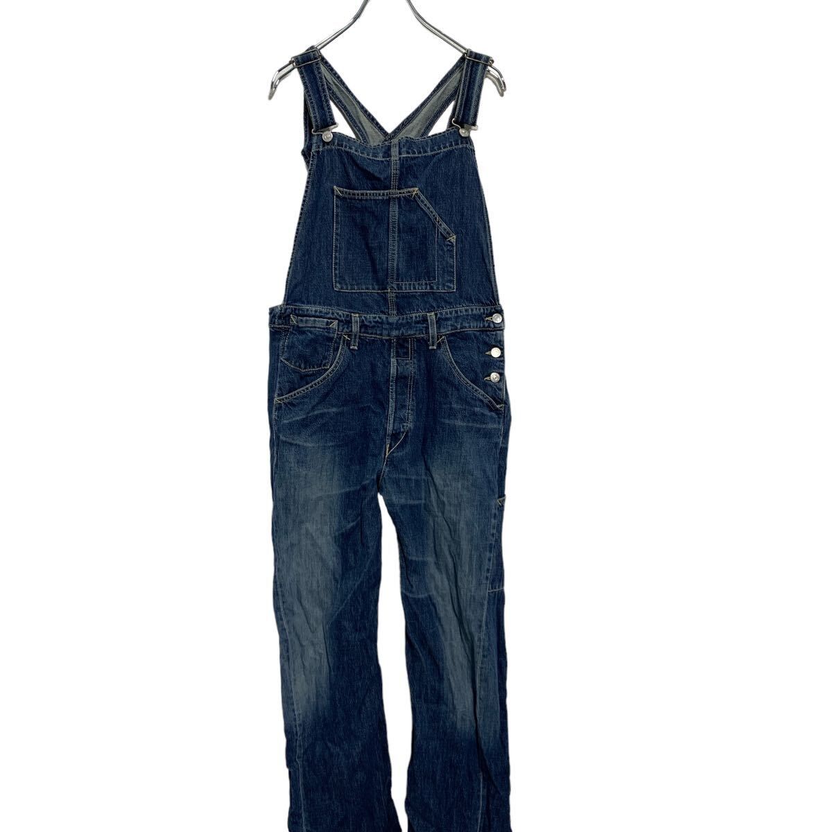 Levi's Euro エンジニアード オーバーオール W36 ネイビー 色落ち リーバイス ワークウェア 古着卸 アメリカ仕入 a605-8592