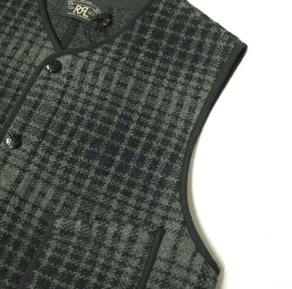 新品 RRL ダブルアールエル Beach Cloth Plaid Vest ジャガードニットチェックベスト 782607536001 S グレー  ジレ Double RL ブラウンズビーチ トップス g18383 - メルカリ