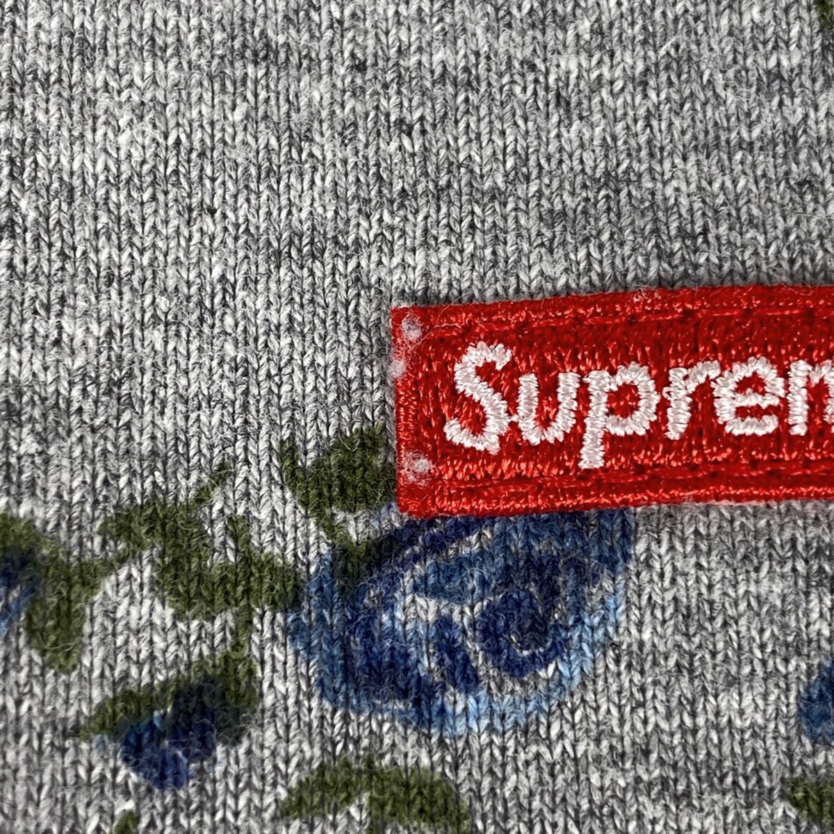 シュプリーム Supreme ロゴ ジップアップ パーカー フラワー 花柄