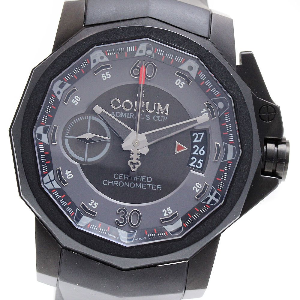 コルム CORUM 961.101.94 アドミラルズカップ クロノグラフ44 チェントロ・モノプッシャー リミテッドエディション 自動巻き メンズ良品_821530  - メルカリ