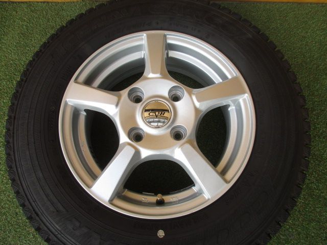 み CVW 165 80R14 スタッドレスタイヤ４本SET NV200 デリカD3