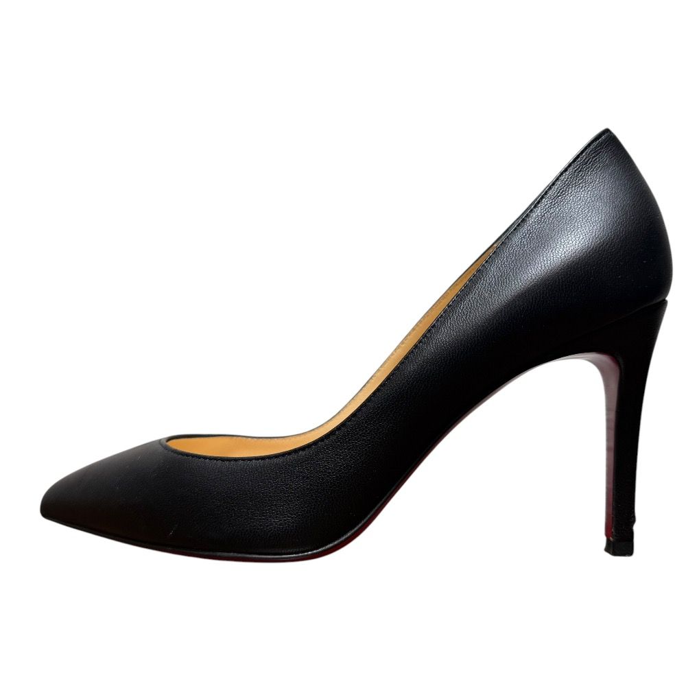美品 Christian Louboutin クリスチャンルブタン レザー ポイン