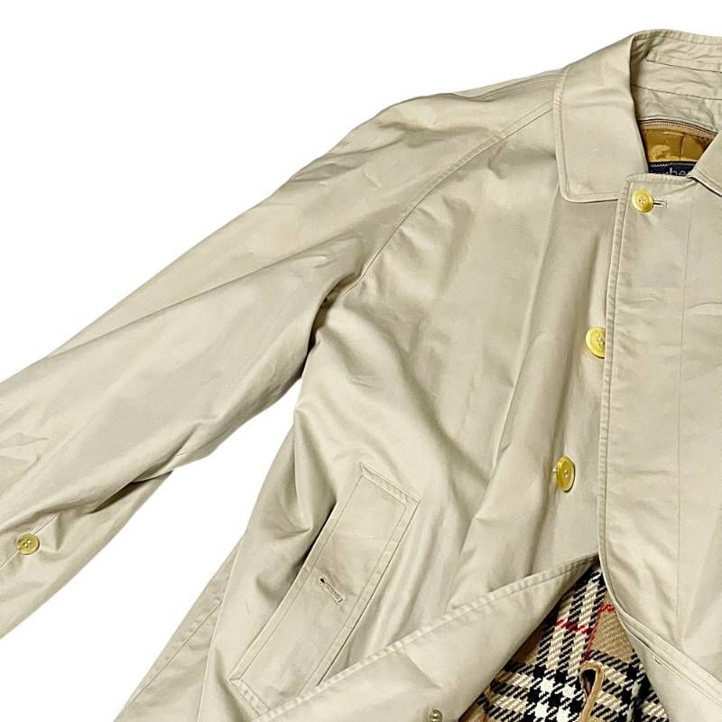 BURBERRY バーバリー ライナー付き メンズ ステン コート ベージュ ノバチェック 90-165 Sサイズ相当 プローサム OJ10-2
