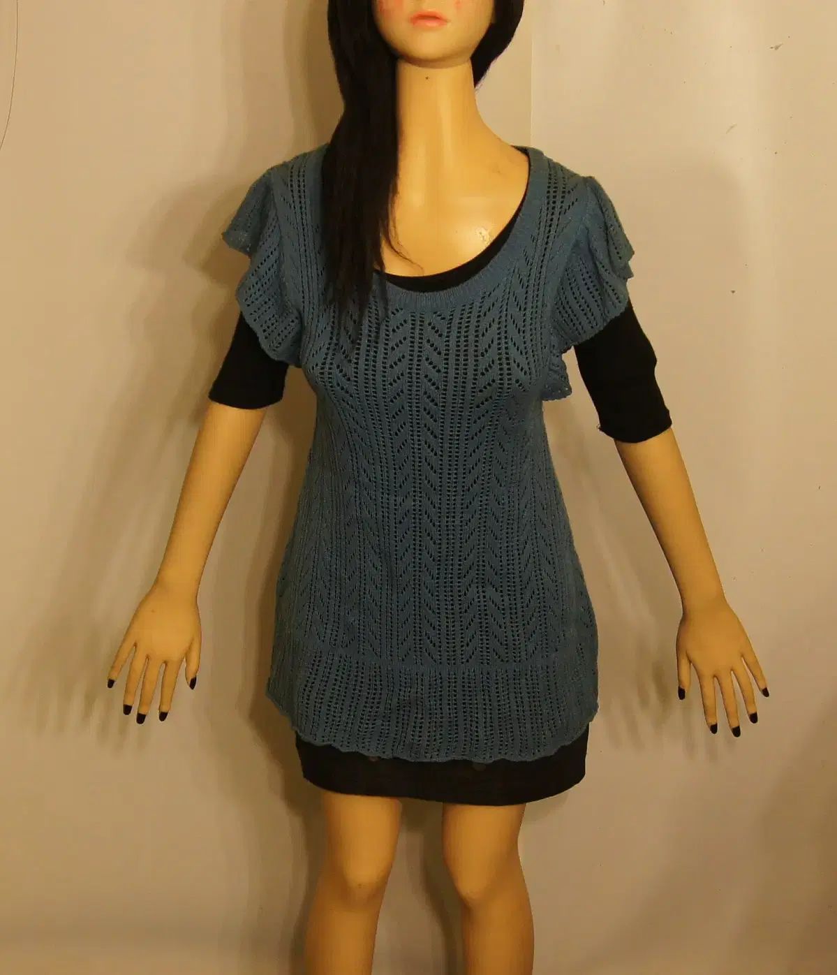 2328 メッシュ レディースTシャツ レディースTシャツ レーディスブラウス フラワーブラウス 半袖T