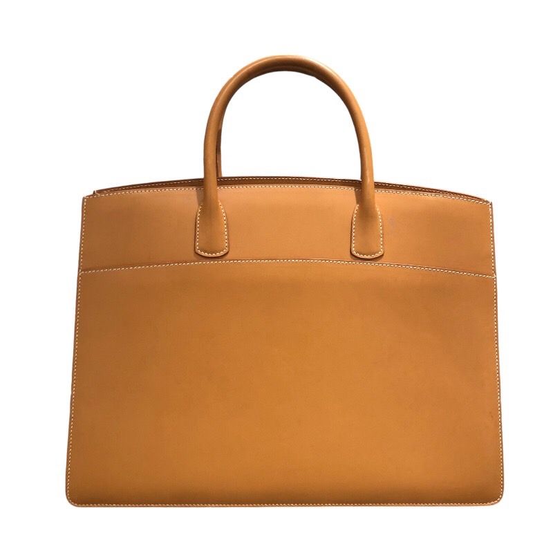 エルメス HERMES ホワイトバスGM □D刻 ナチュラル ヴァッシュ  