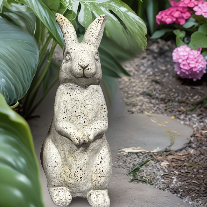 ラビット彫刻風 レトロ風