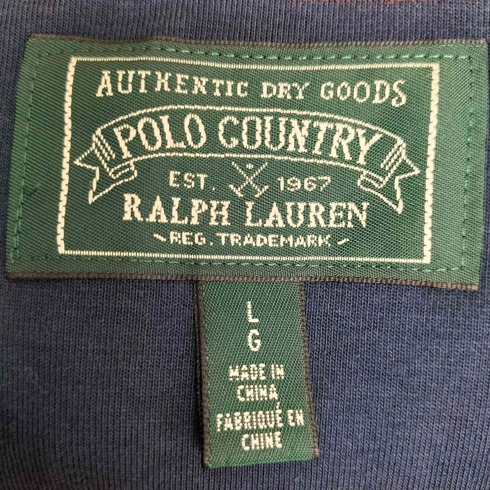 ポロカントリーラルフローレン POLO COUNTRY RALPH LAUREN ロゴ 刺繍 