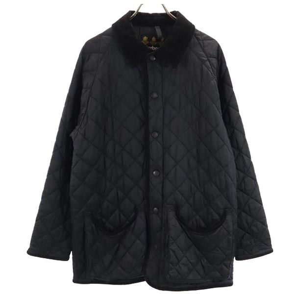 バブアー キルティングジャケット M ブラック Barbour メンズ 【中古