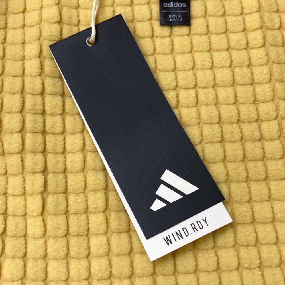サイズ：2XL ADIDAS GOLF アディダスゴルフ IW2818 2024年 ハーフジップ ベスト  ベージュ系 [240101474670] ゴルフウェア メンズ ストスト サイズ：2XL ADIDAS GOLF アディダスゴルフ IW2818 2024年