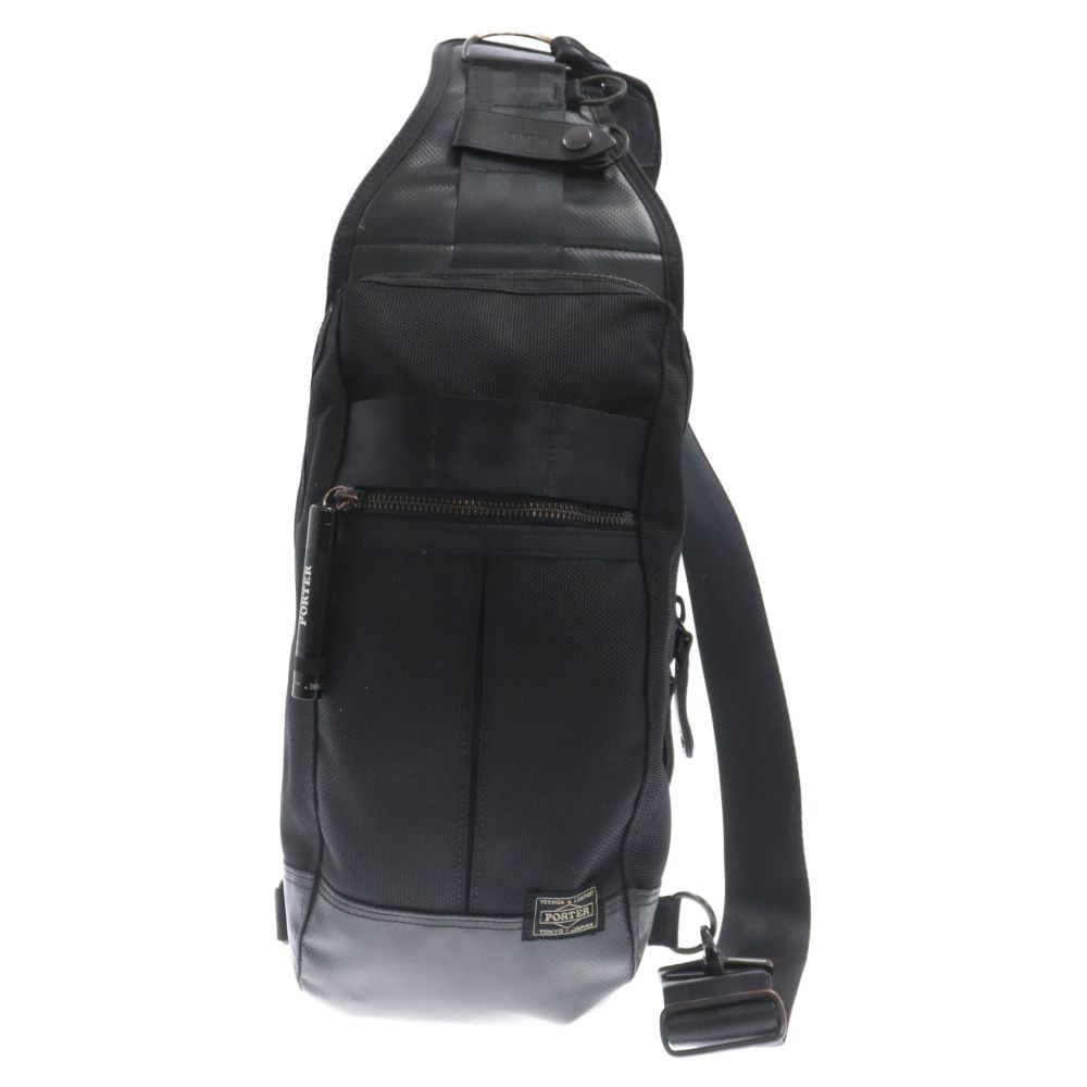 ライト付 ポーター ヒート スリングショルダーバッグ ボディバッグ ブラック ライト付 ポーター ヒート スリングショルダーバッグ ボディ