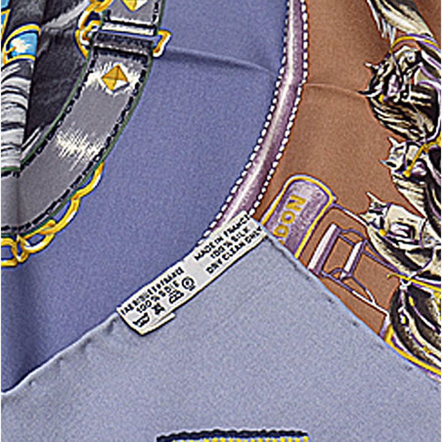 エルメス HERMES スカーフ カレ90 CHEVAIIX DE TRAIT 輓馬
