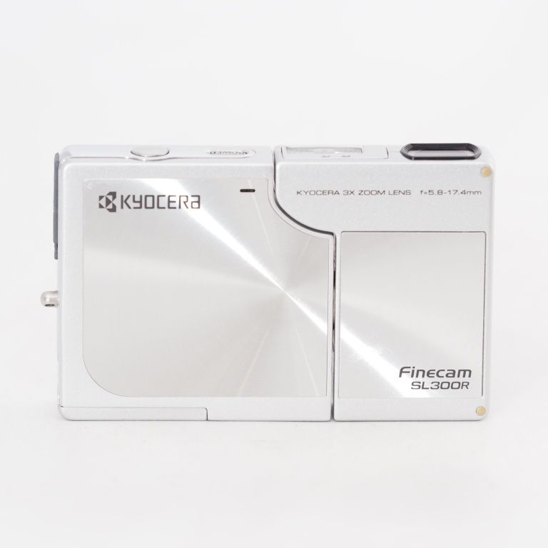 KYOCERA 京セラ Finecam SL300R シルバー キョーセラ コンパクト 