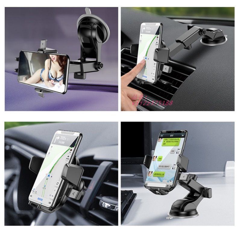 車載ホルダー スマホホルダー 粘着ゲル吸盤 全車種対応 スマホスタンド 携帯ホルダー 幅5.8-9CM全機種対応 伸縮アーム 取り付け簡単 360度回転  vii2z375188