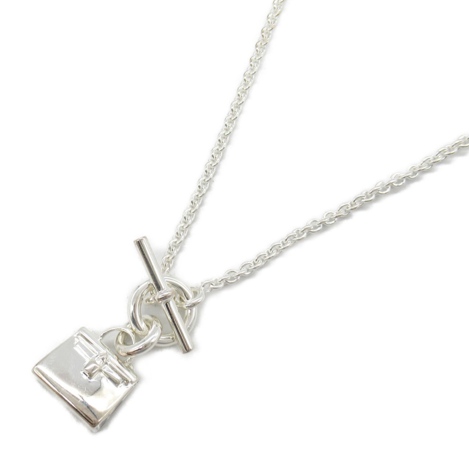 エルメス HERMES ネックレス アミュレット ケリー ネックレス 首回り39cm シルバー925 アミュレット ケリー ネックレス レディース