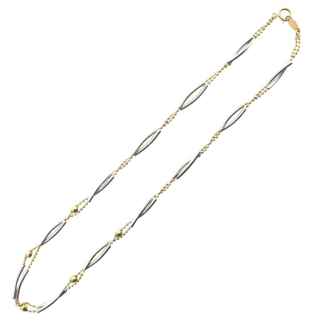 Pt850/K18 プラチナ＆ゴールドコンビ シリンダー＆カットボール