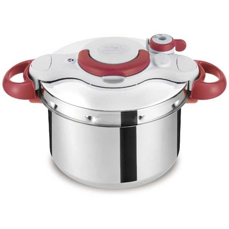 未開梱 T-fal ≪ＩＨ対応≫ 圧力鍋 クリプソ ミニット イージー ６Ｌ P4620769 レッド