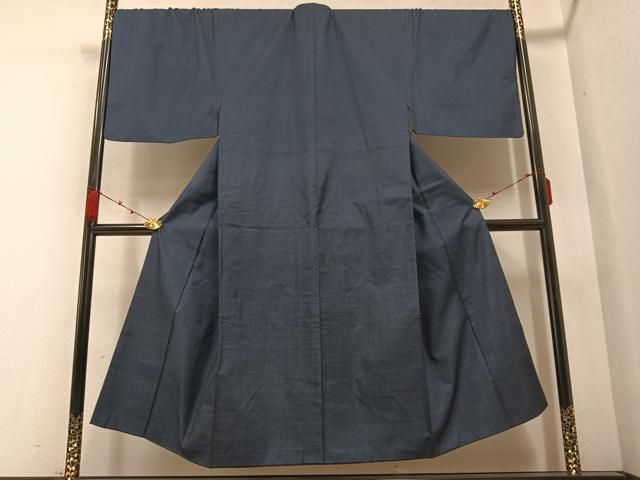 平和屋着物●男性 本場大島紬 アンサンブル 手織り 100亀甲 総詰め 山田実作 証紙付き 正絹 AABB0416ph