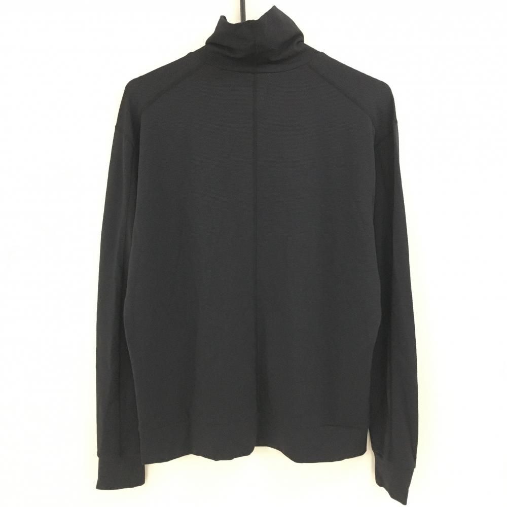 MARK&LONA ハイネック長袖シャツ　48 MARK & LONA マークアンドロナ長袖Tシャツ 黒タートルネック48