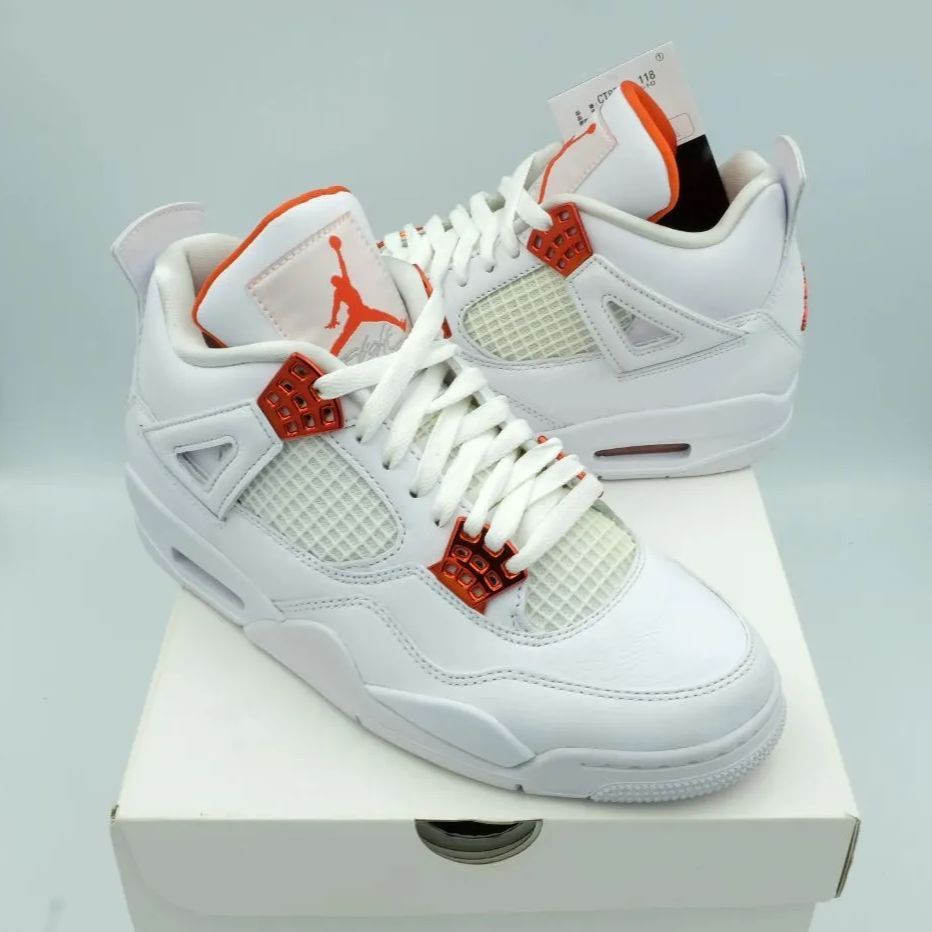 ナイキ エアジョーダン4 レトロ \"オレンジメタリック\" 国内5月5日発売予定】ナイキ エアジョーダン 4 レトロ 