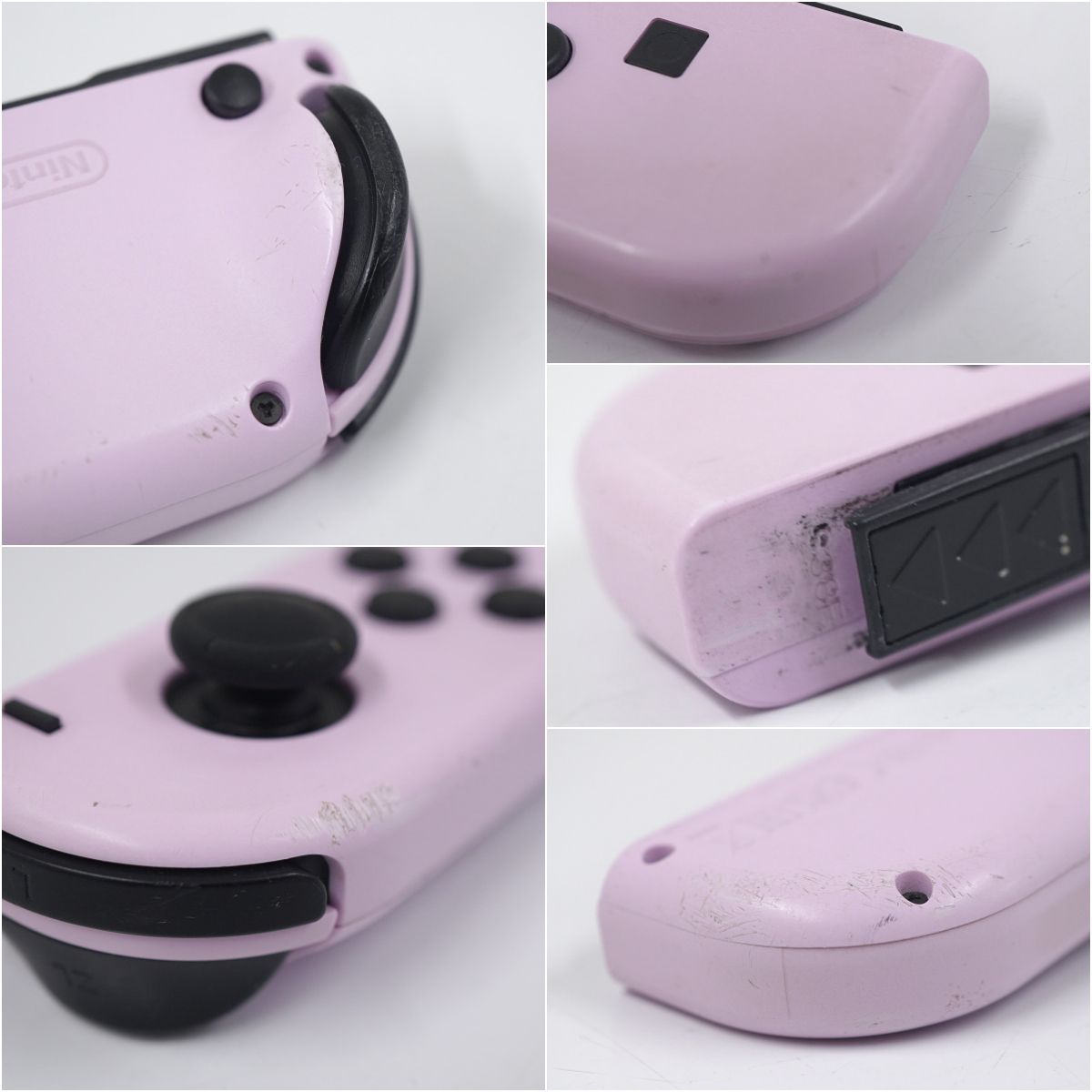 Nintendo Switch - 【YUI】【美品】　カスタムジョイコン　ピンク&amp;ホワイト Switchジョイコン⭐マットホワイトピンクゼリーボタン【カスタム