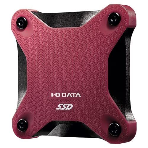 SSPH-UA500RB(ワインレッド) USB 3.2 Gen 1対応 ポータブルSSD 500G