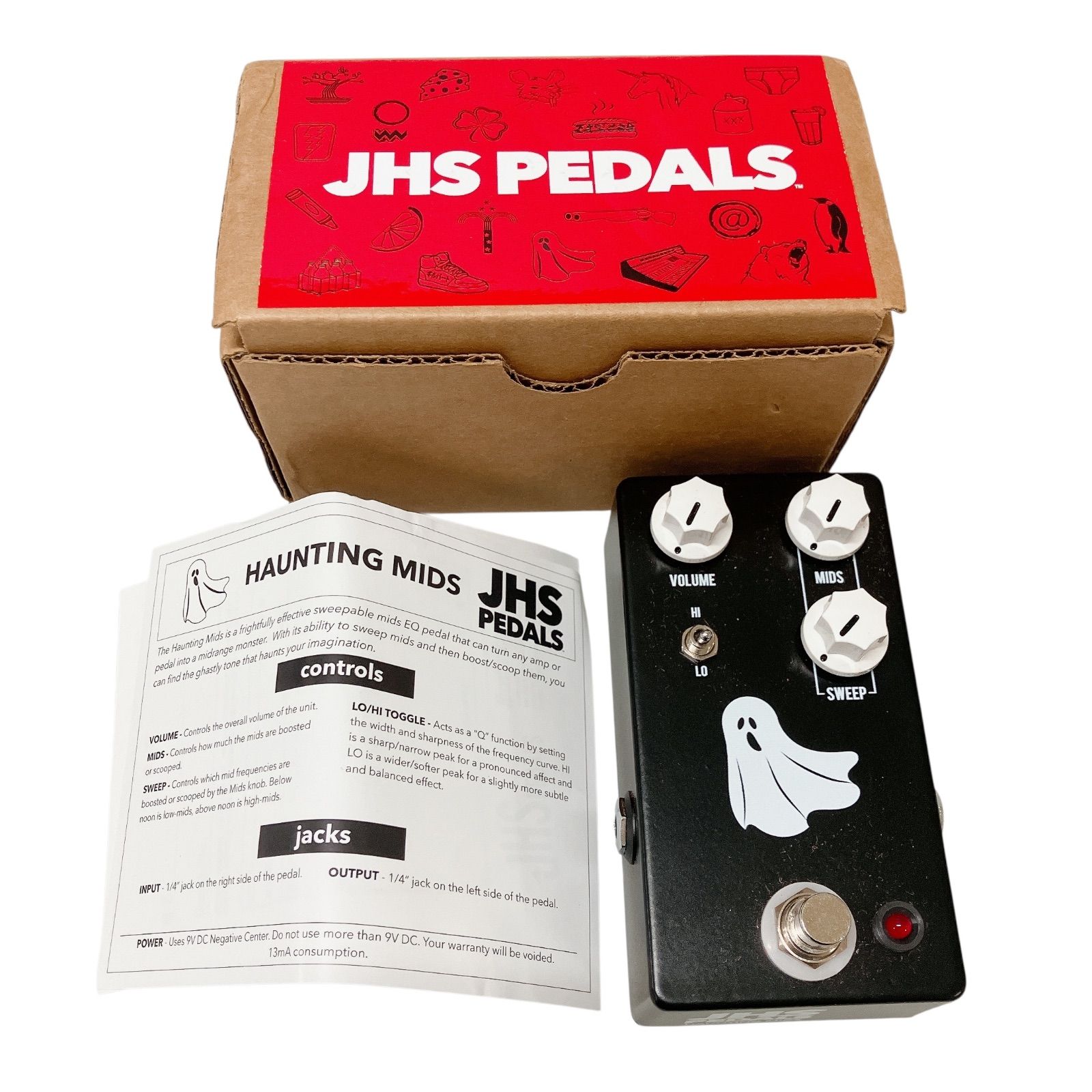 JHS Pedals Haunting Mids ブースター ほぼ未使用 JHS Pedals Haunting Mids ブースター