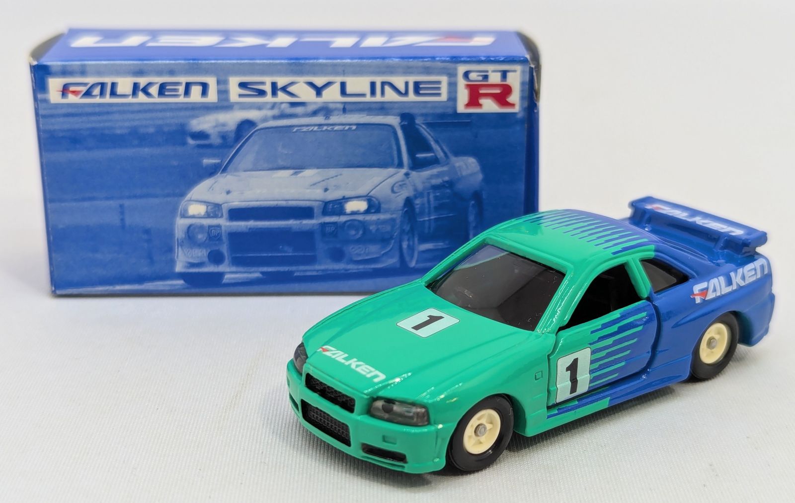 トミー トミカ中国製/FALKEN特注 FALKEN SKYLINE GT-R (R34) #1