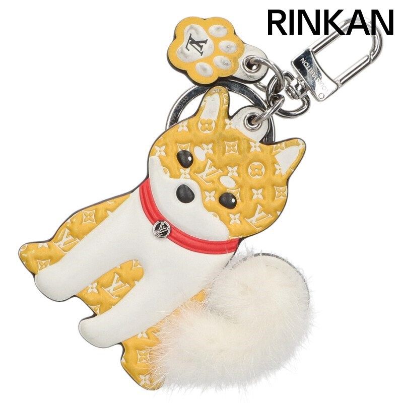 ルイヴィトン M01199 ポルト クレ LVシバ モノグラム総柄バッグチャーム メンズ