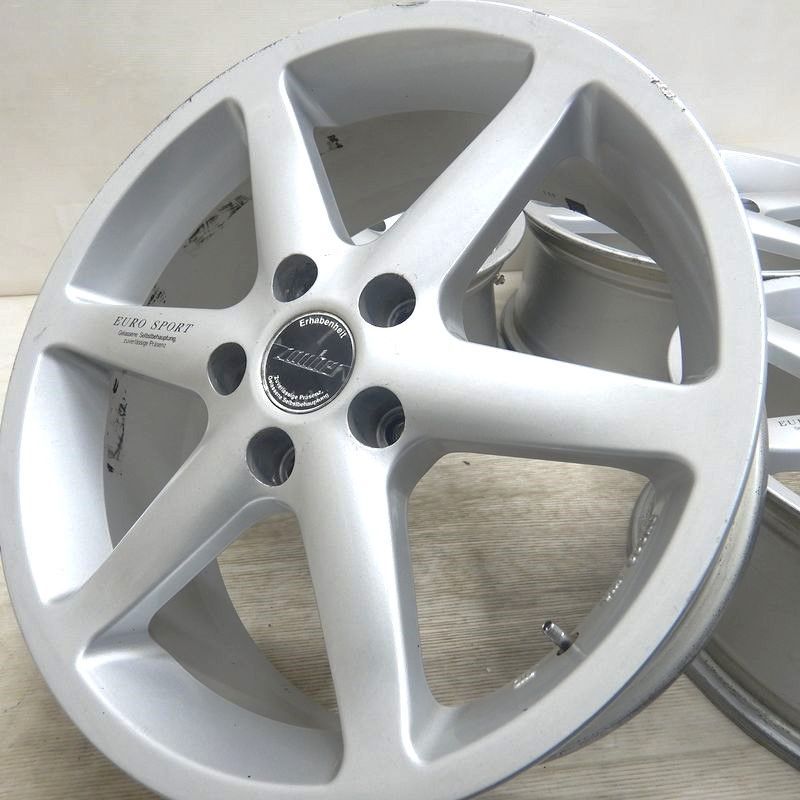中古 17インチ アルミ Zauber EURO SPORT 4本セット アルファード
