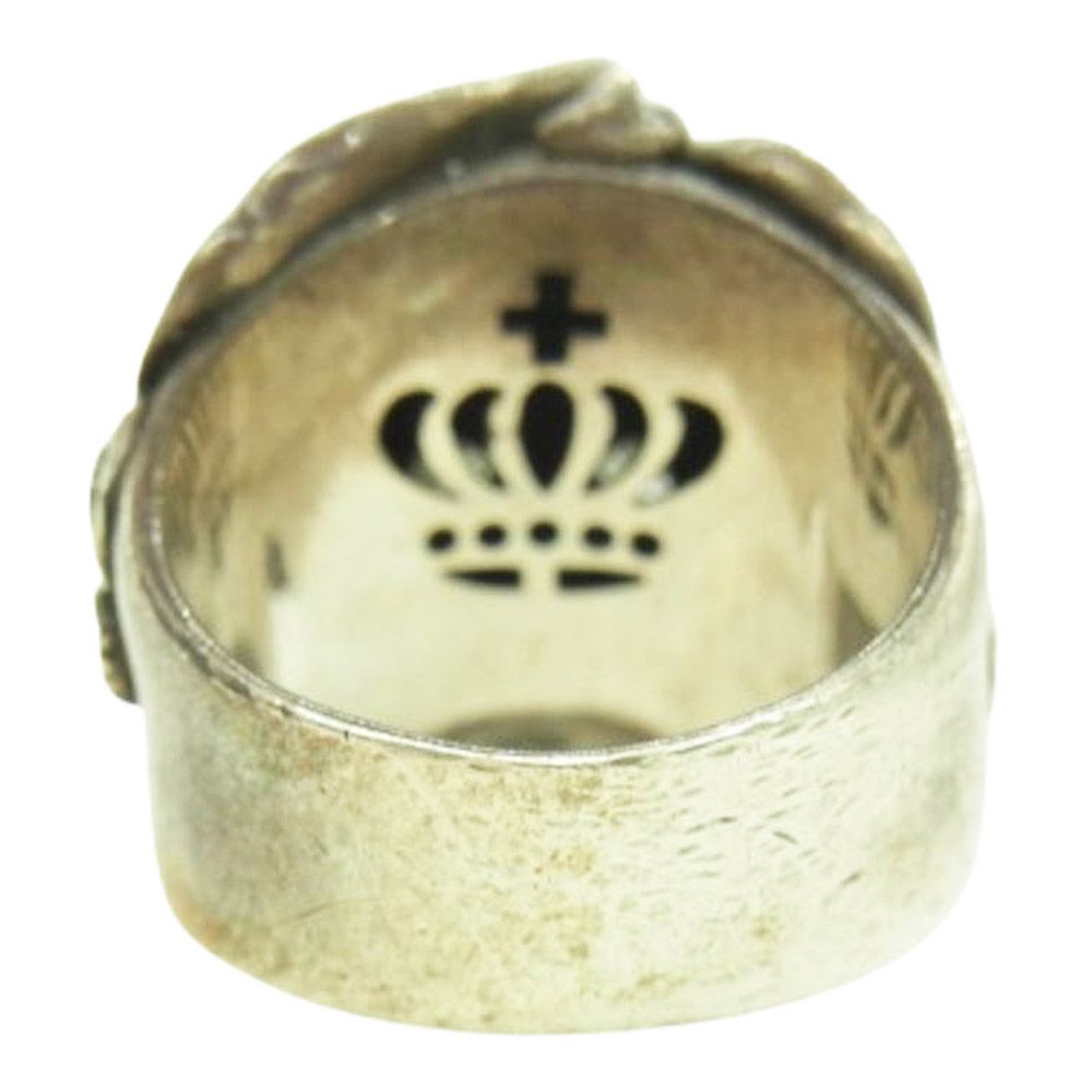 Justin Davis ジャスティンデイビス SRJ520 × 内山英雄 J×U ANDY アンディ スカル ジルコニア リング シルバー系 20.5号 WWW_SHINETEETH_COM