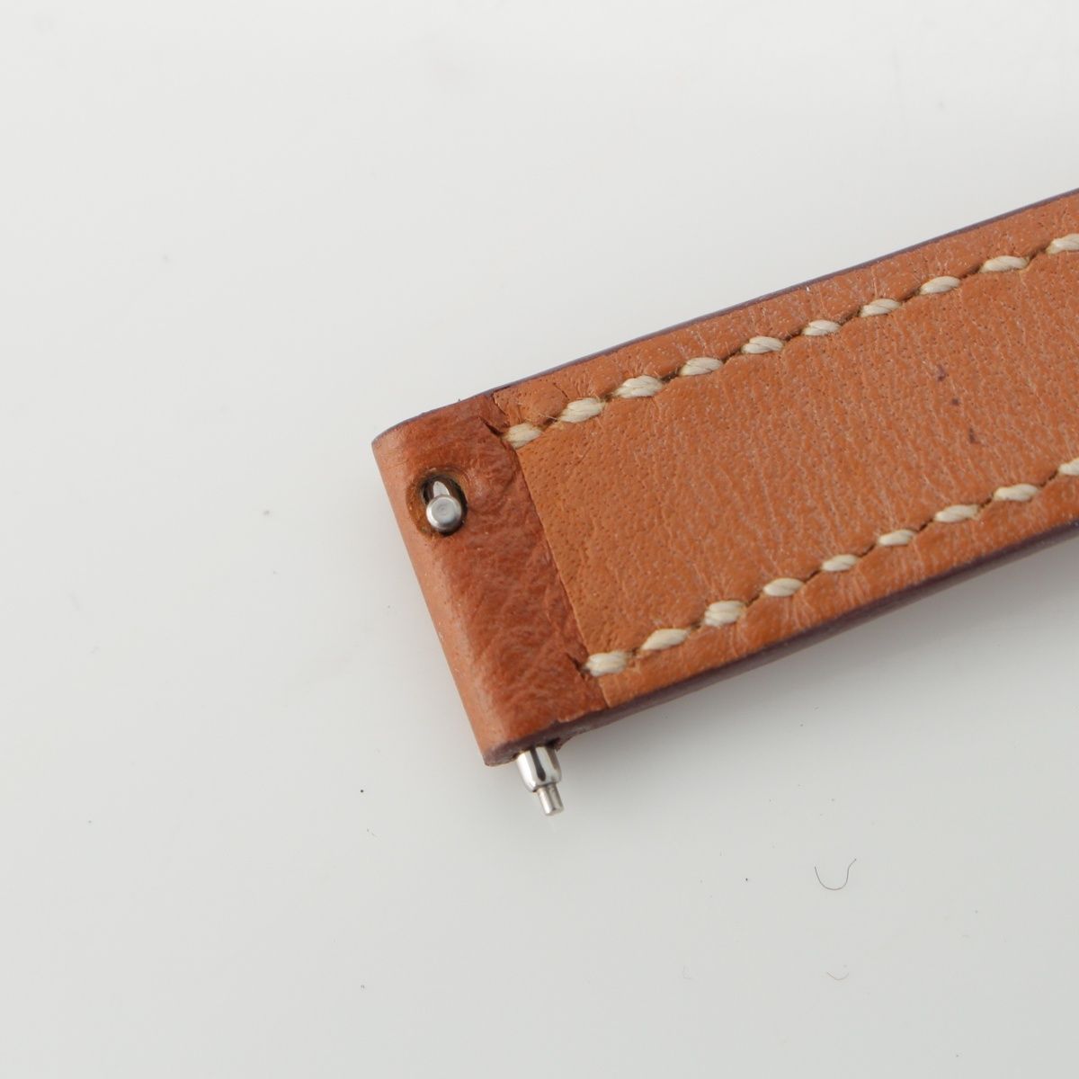 エルメス □R刻印 エプソン 腕時計 ウォッチ レザー ベルト ブラウン  