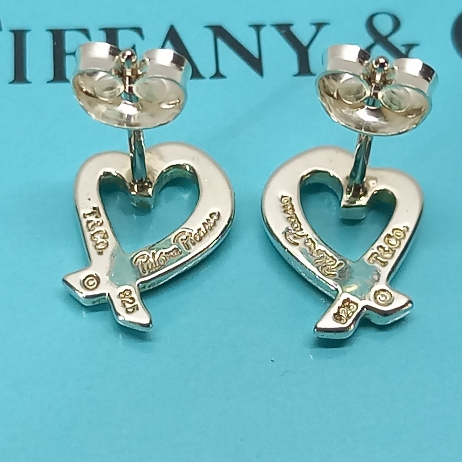 Tiffany & Co. シルバー925 ハートピアス ラビングハート ティファニー ラビングハート ピアス | 新品仕上げ - レディース