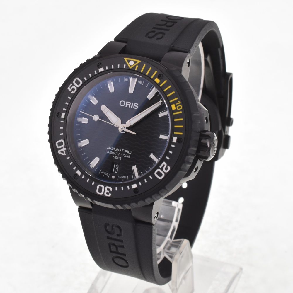 オリス ORIS 01 400 7767 7754 アクイス プロデイト 自動巻き メンズ 箱 保証書付き I 142573