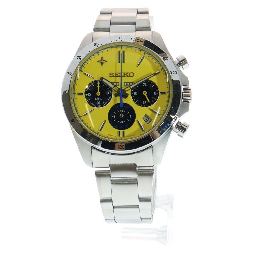 SEIKO セイコー 8T63-01E0 ドクターイエロー 運行20周年記念モデル イエロー文字盤 SS|QZ ステンレス クォーツ 腕時計