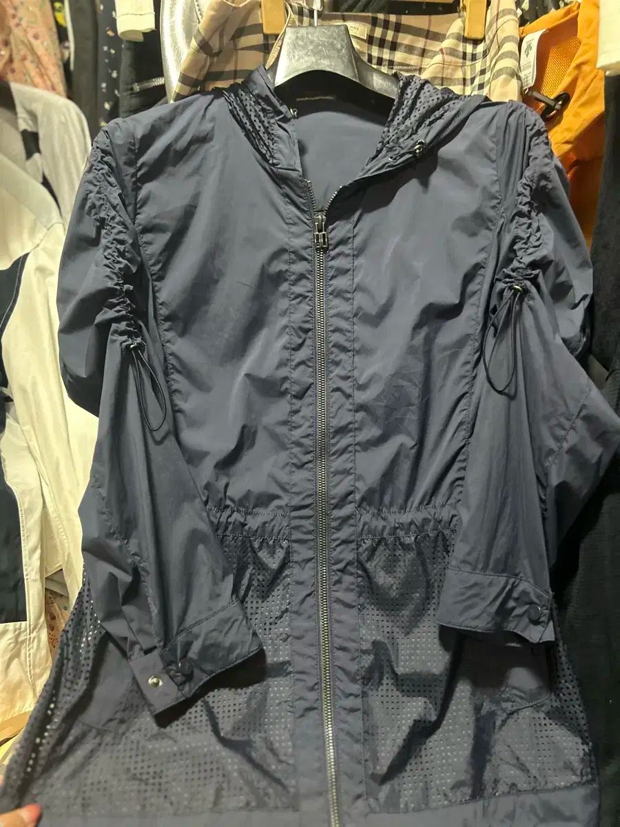 DAKS₍ダックス ゴルフ パンチング ウィンドブレーカー レディース 90 ネイビー