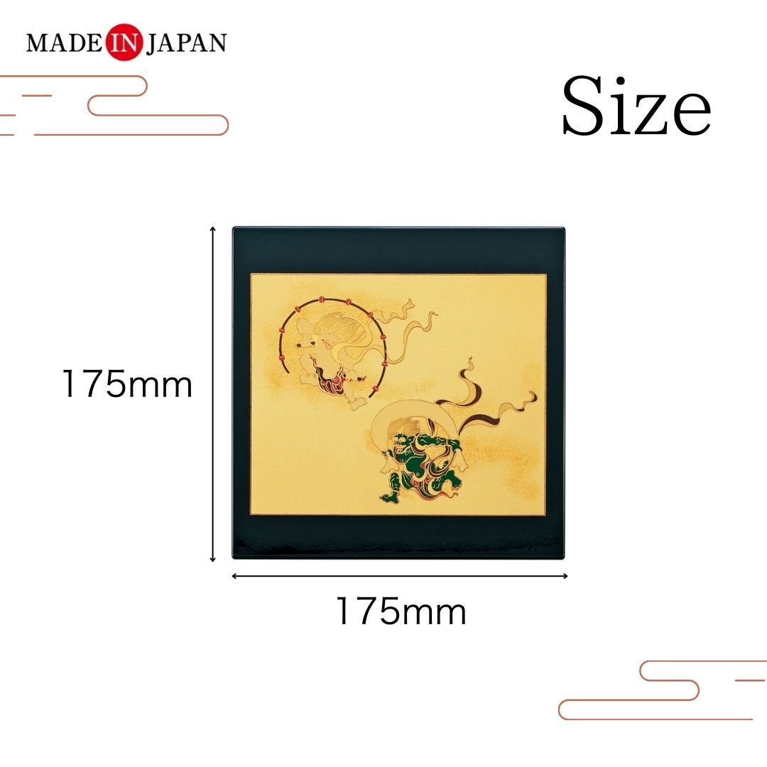 ステーショナリーセット 漆芸 風神雷神 蒔絵 伝統工芸 インテリア プレゼント Stationery Set – Wind God and Thunder God 8V-363