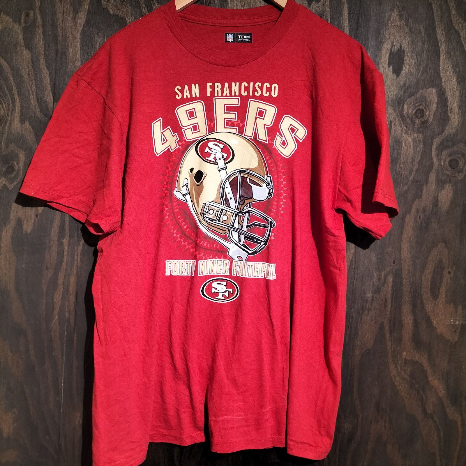 NFL サンフランシスコ•49ers 2012シーズン ヘルメットデザインTシャツ