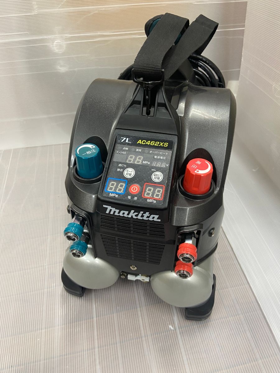 ΦΦMAKITA マキタ 一般圧|高圧 エアコンプレッサー 7L AC462XS ブラック