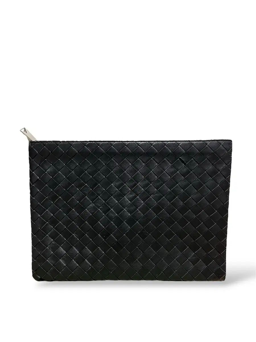 L Bottega Veneta ボッテガヴェネタ ハーフ ツートン バイ イントレチャート クラッチバッグ