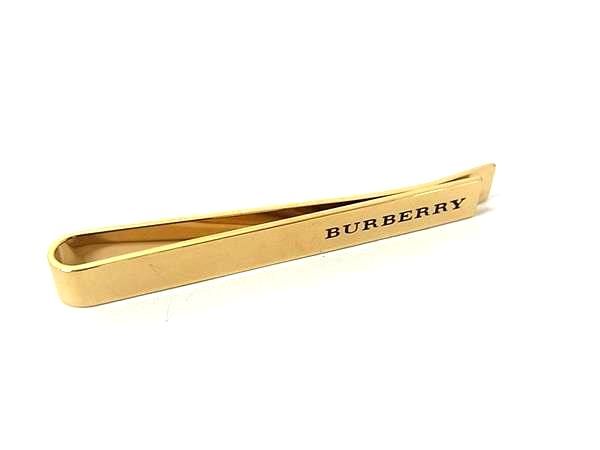 BURBERRY バーバリー　ネクタイピン　ゴールド　新品・未使用 BURBERRY バーバリー ネクタイピン ゴールド 4016665-PALE
