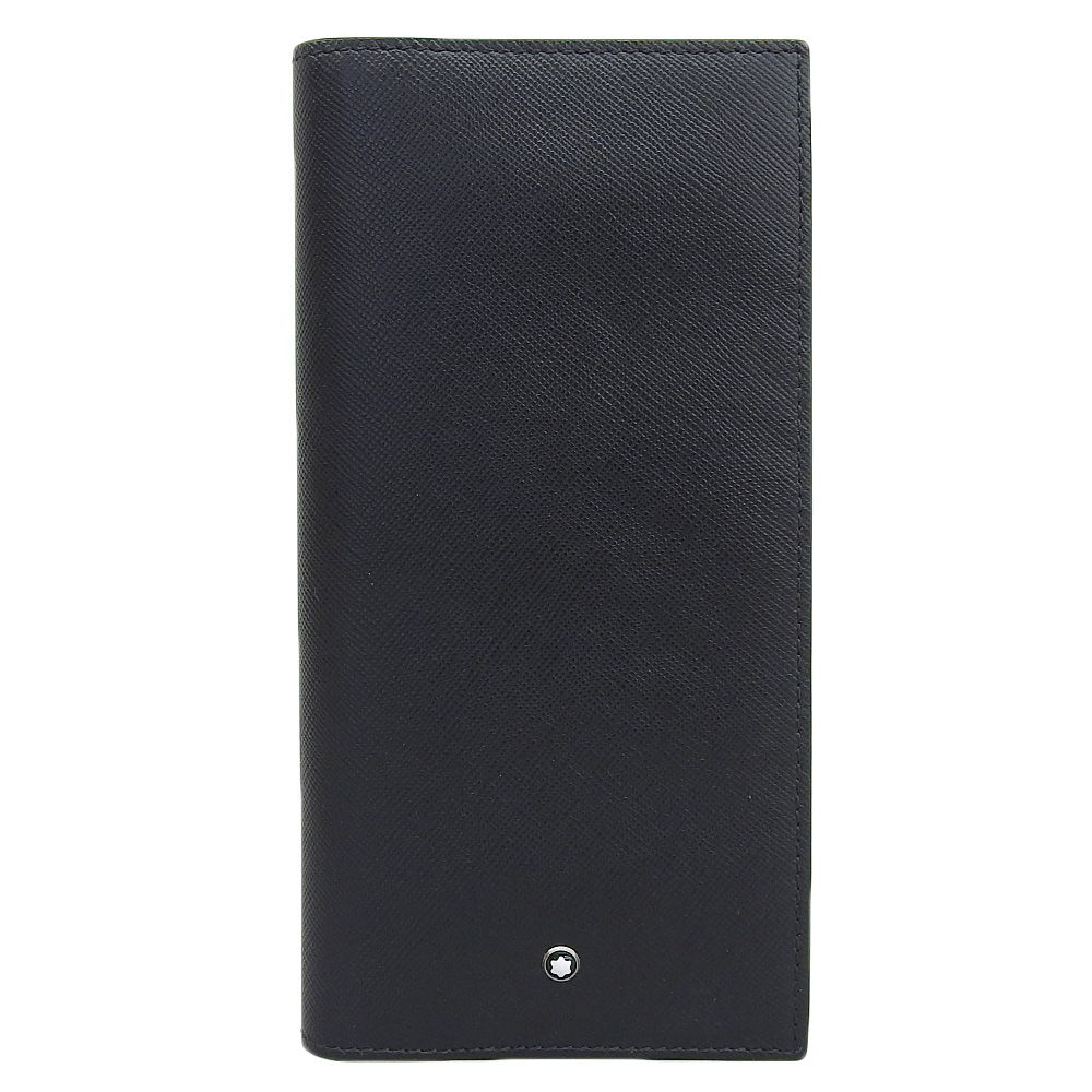 モンブラン MONTBLANC 2025年 113219 マイスターシュテック 6cc サルトリアル レザー ウォレット 二つ折り長財布 小銭 メンズ ビジネス