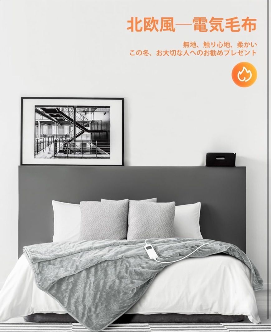 電気ブランケット フランネル