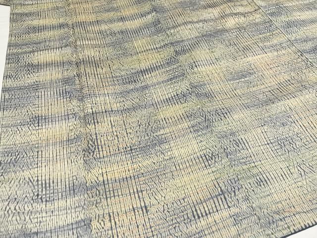 平和屋着物●上質な小紋　絞り　格子　正絹　逸品　未使用　AABA4358ph 平和屋着物○上質な小紋 絞り 格子 正絹 逸品 未使用 AABA4358ph