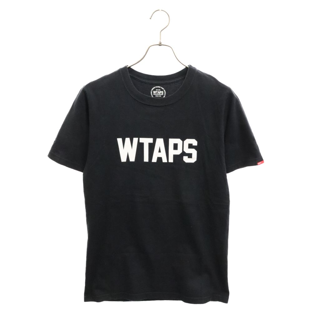WTAPS (ダブルタップス) フロントロゴ ロゴ 半袖カットソー Tシャツ ブラック