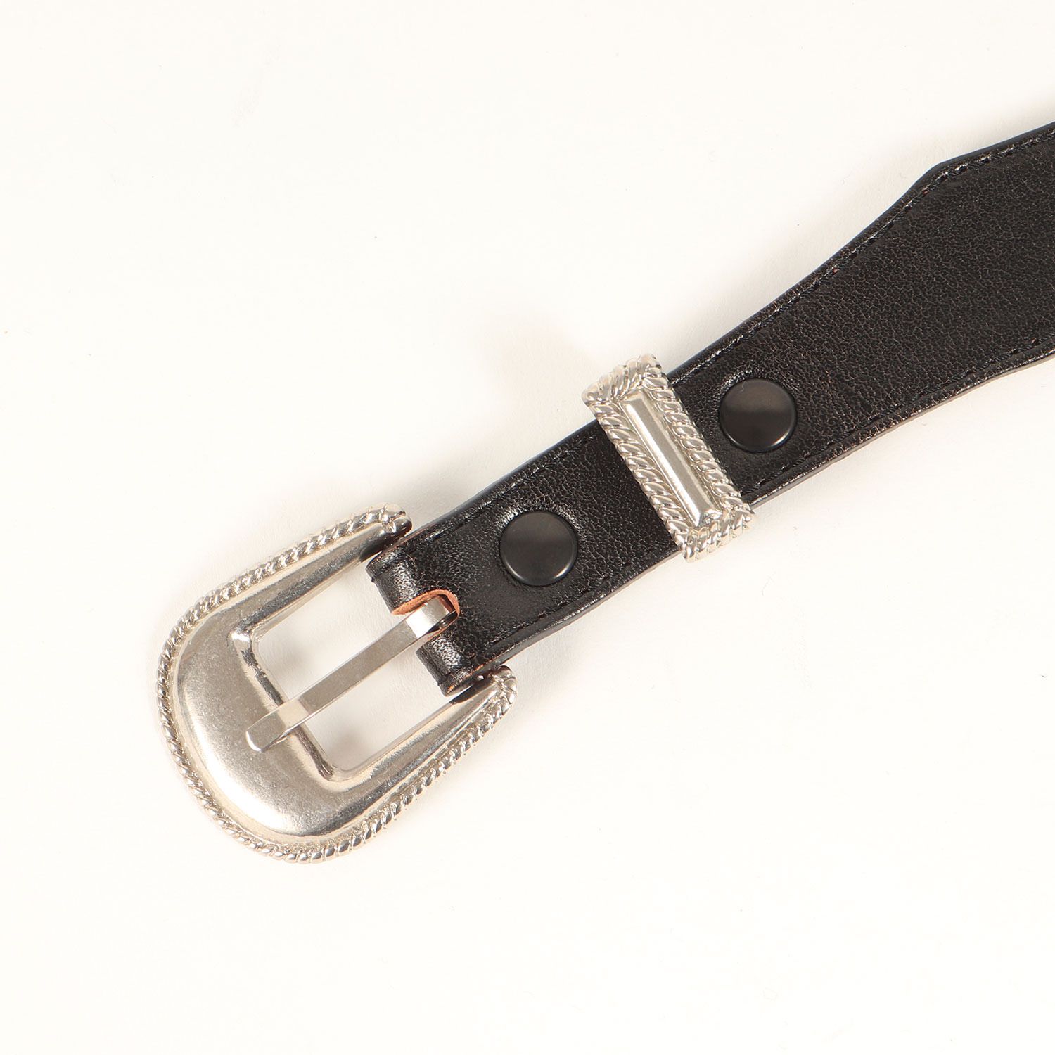 ヒステリックグラマー コンチョ レザーベルト　ブラック　ウエスタンベルト ヒステリックグラマー コンチョ レザーベルト ブラック